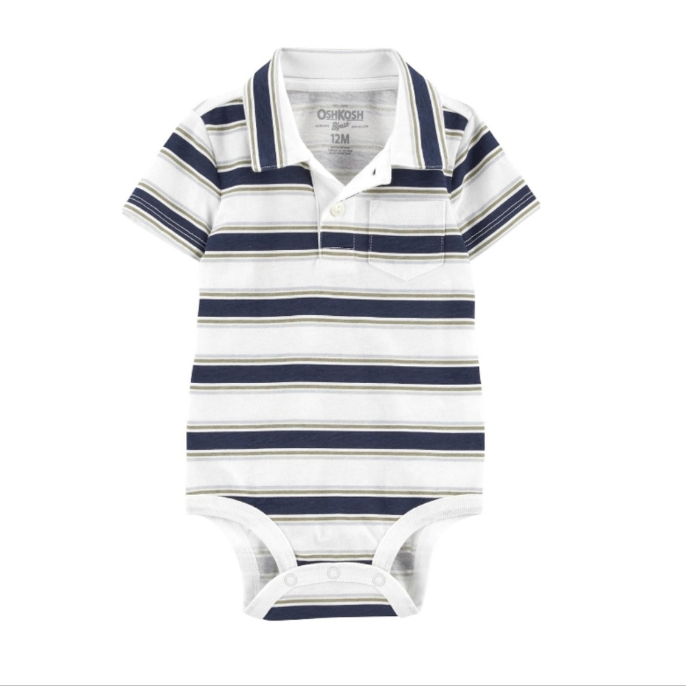 OSHKOSH B'GOSH CARTER'S BABY BOY STRIPED ONESIE 3 6 M